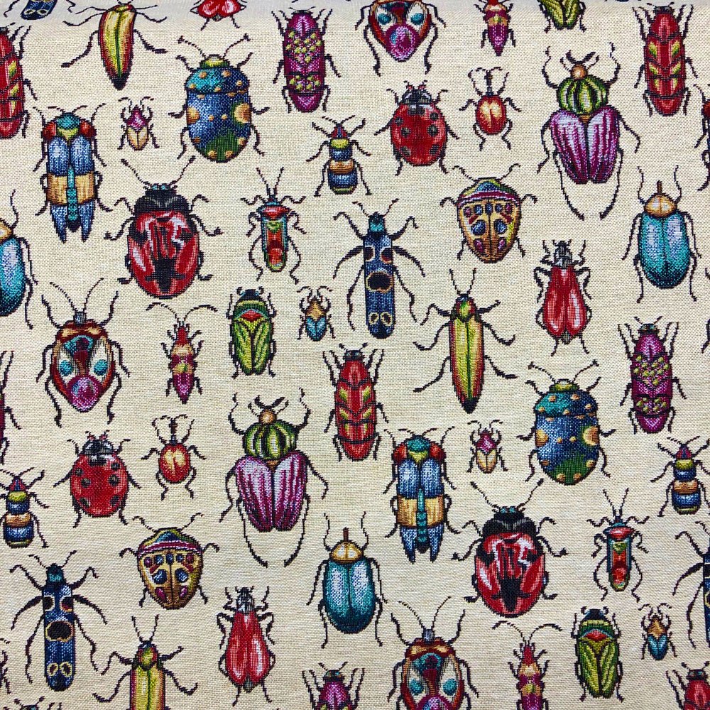 Animals & Floral Designer Tapestry Upholstery Furnishing Fabric - Bull Ring Fabrics