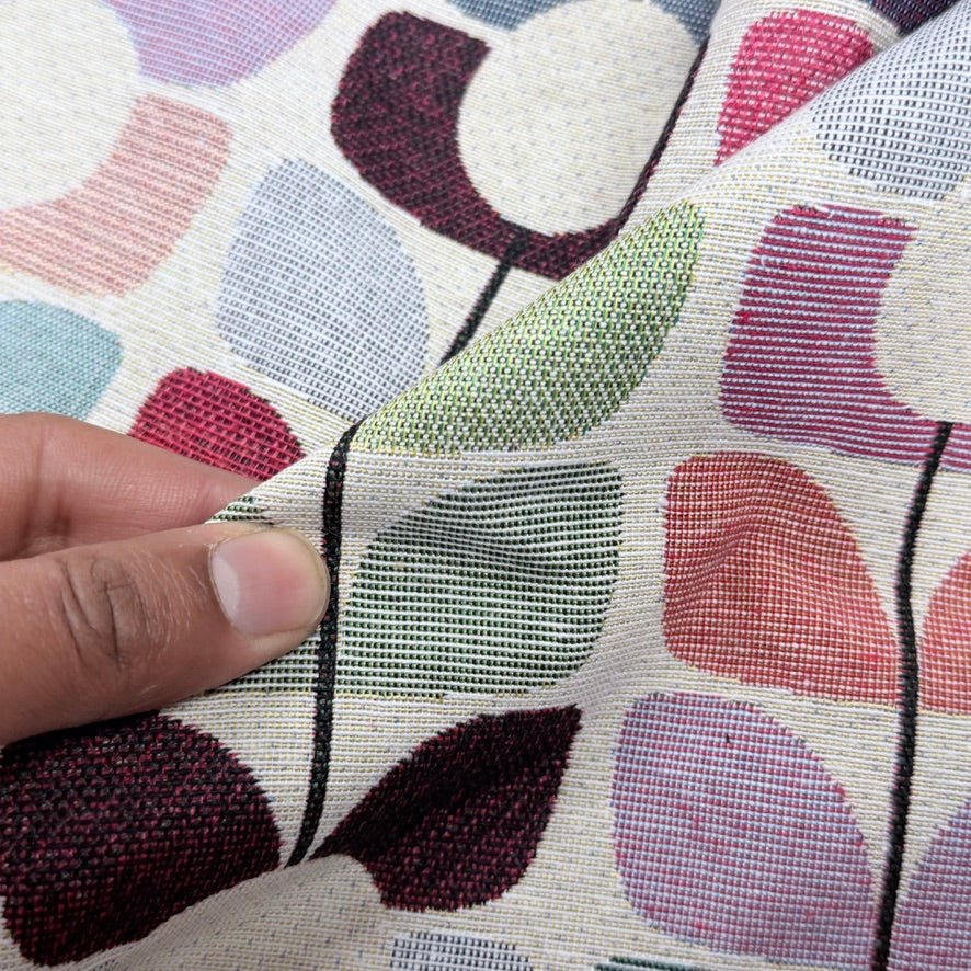 Bloom Blossom Abstract Floral Tapestry Upholstery Fabric 140cm - Bull Ring Fabrics