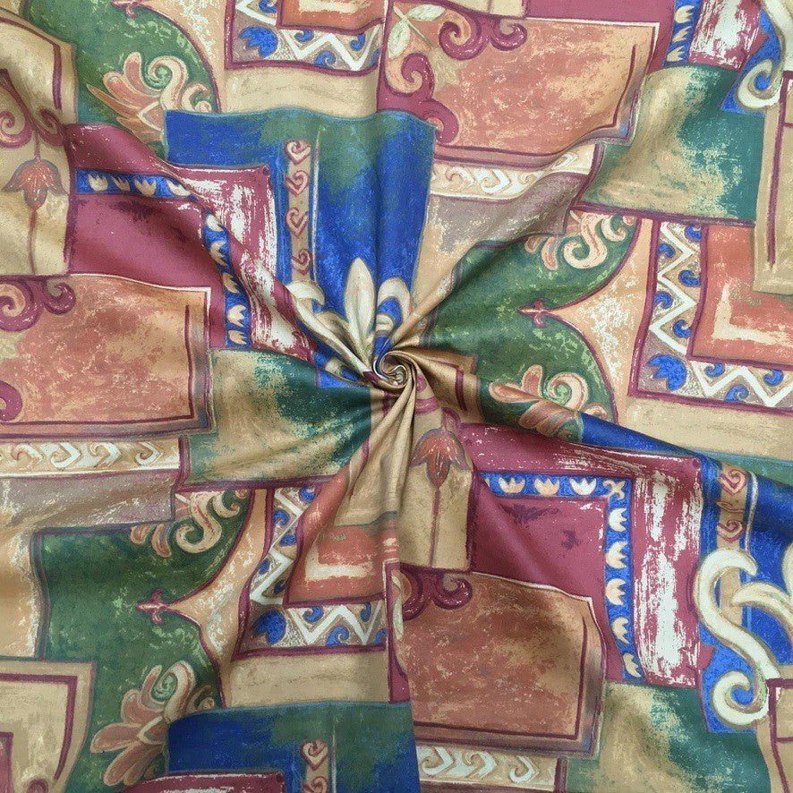 Designer Cotton Printed Fabric Designs Curtain Upholstery Material Wholesale - Bull Ring Fabrics