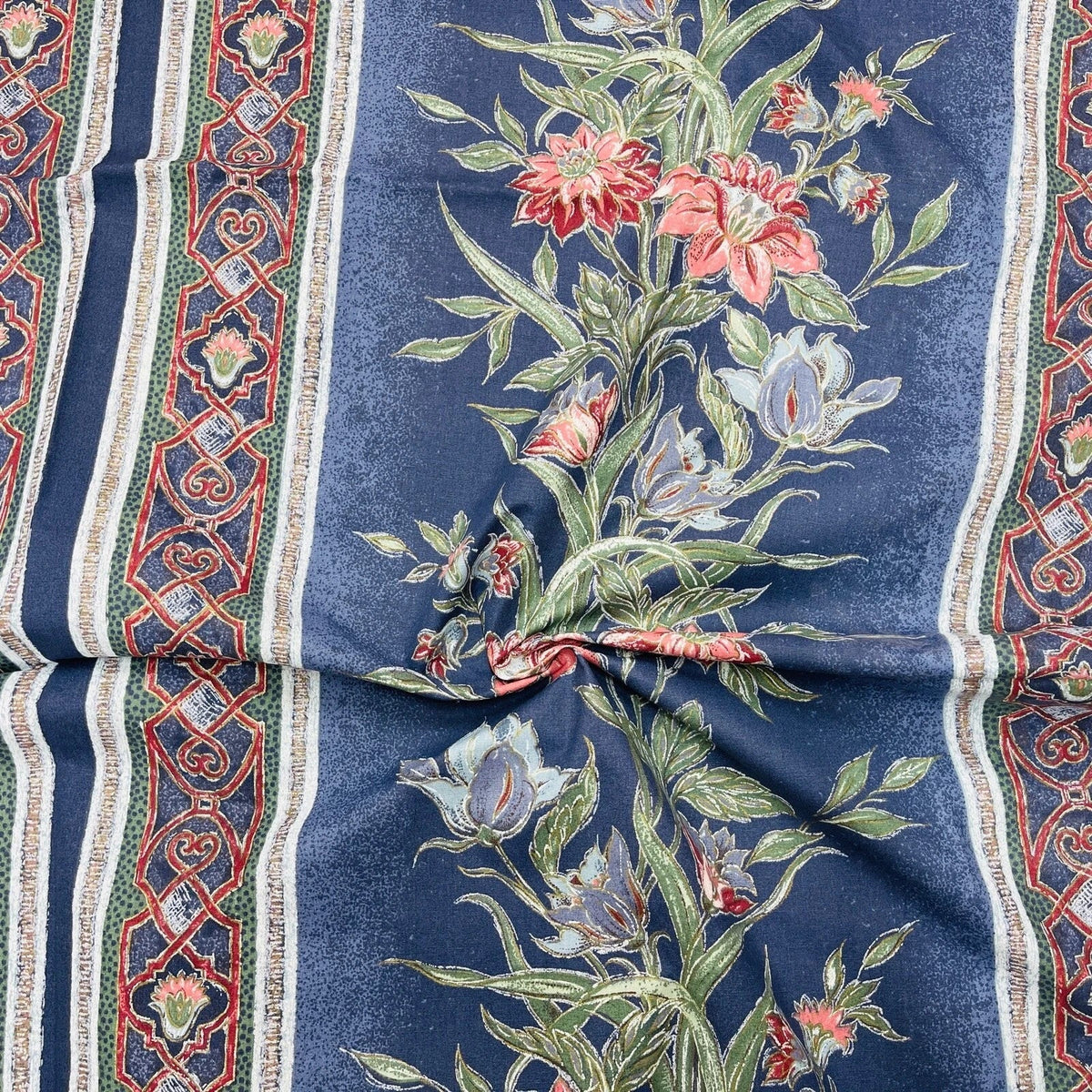Designer Cotton Printed Fabric Designs Curtain Upholstery Material Wholesale - Bull Ring Fabrics