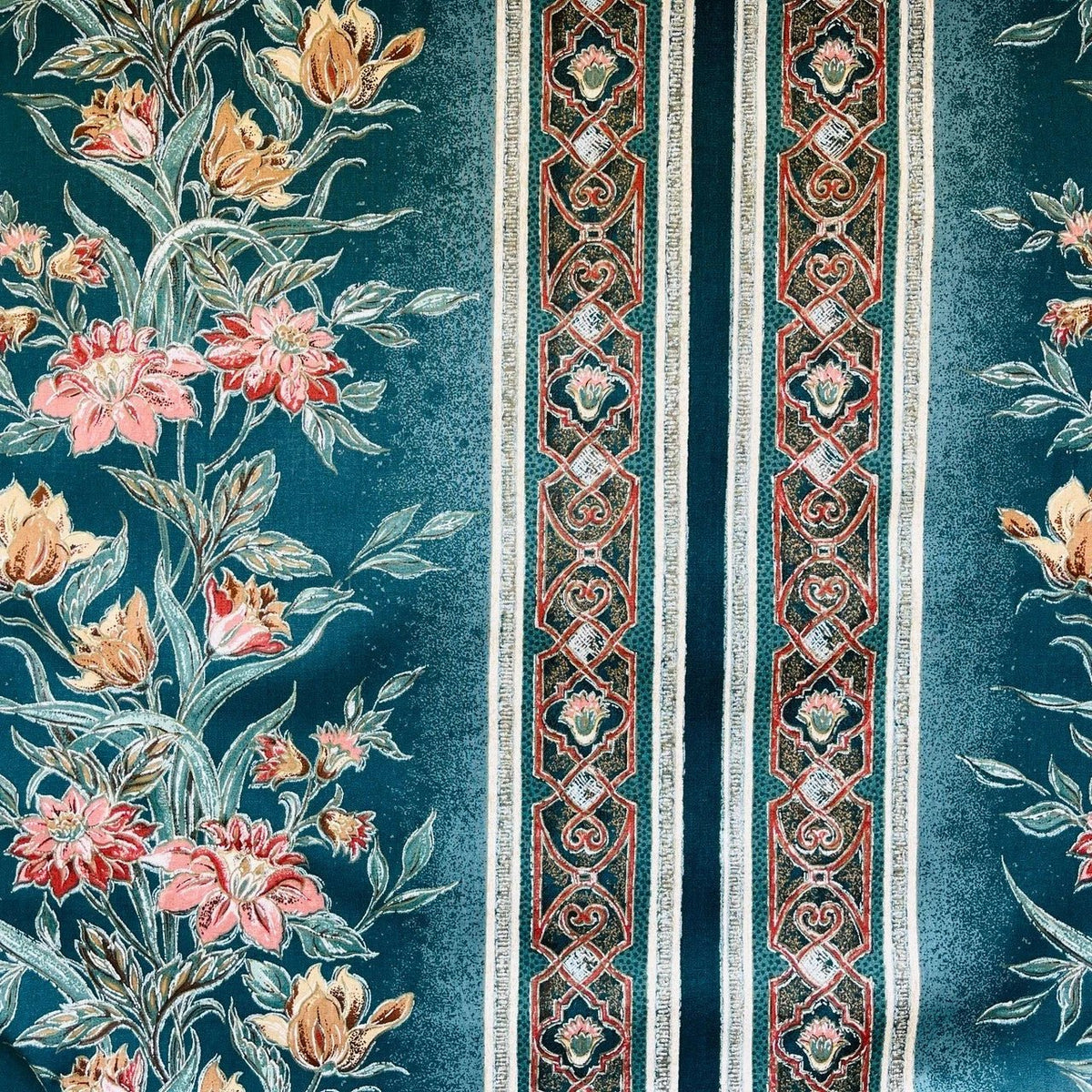Designer Cotton Printed Fabric Designs Curtain Upholstery Material Wholesale - Bull Ring Fabrics