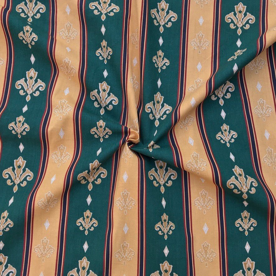 Designer Cotton Printed Fabric Designs Curtain Upholstery Material Wholesale - Bull Ring Fabrics