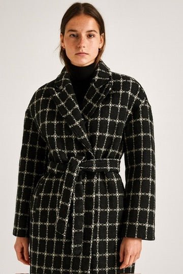 Designer Tweed Wool Mix Melton Fabric Coats Jacket Wool Blend Tartan Herringbone - Bull Ring Fabrics