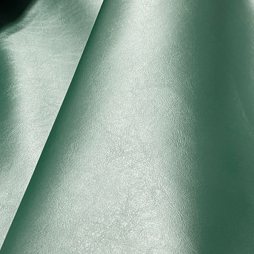 Faux Leather Vinyl Fabric Upholstery Car Seating 54", Nevada Green - Bull Ring Fabrics
