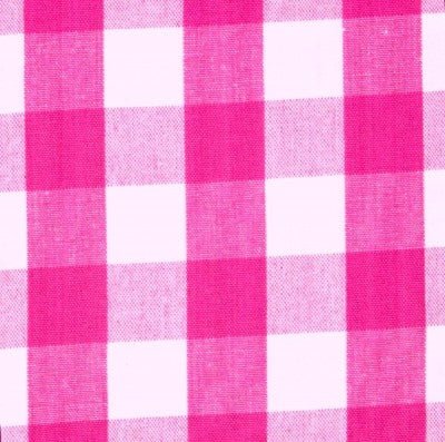 Gingham 1" Poly Cotton Dress Quilting Fabric - Bull Ring Fabrics