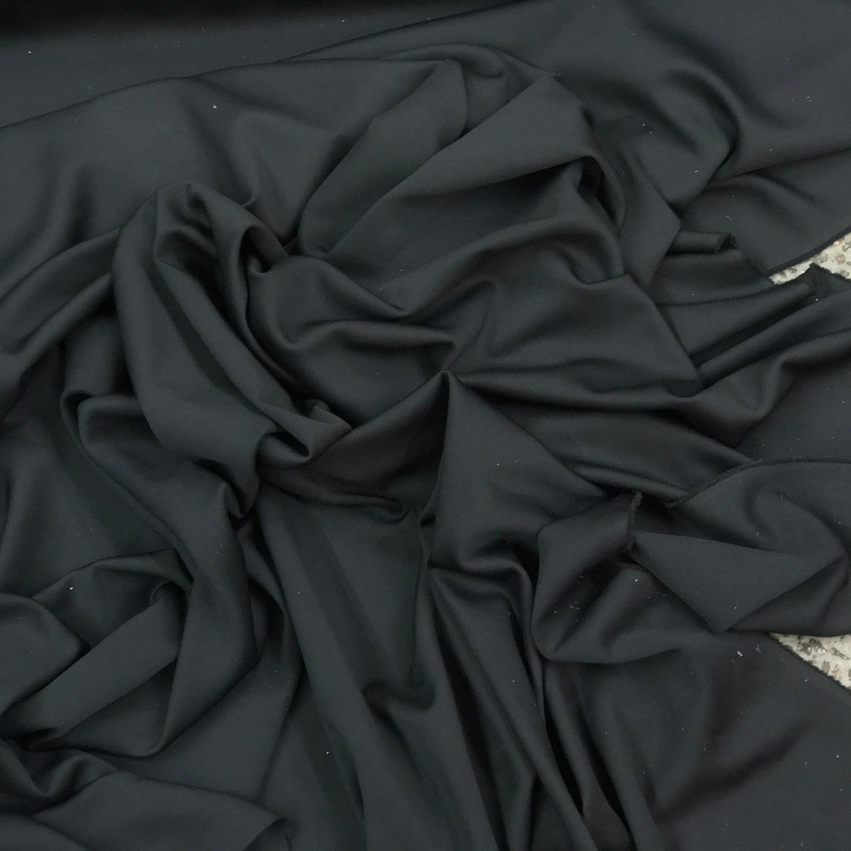 Halloween Draping Fabric Stretch Jersey Dress Material Multi-Use 60", Black - Bull Ring Fabrics