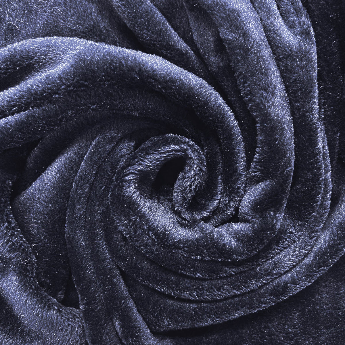 Mary's Lamb Soft Cuddle Fleece Fabric 150cm Navy Blue - Bull Ring Fabrics