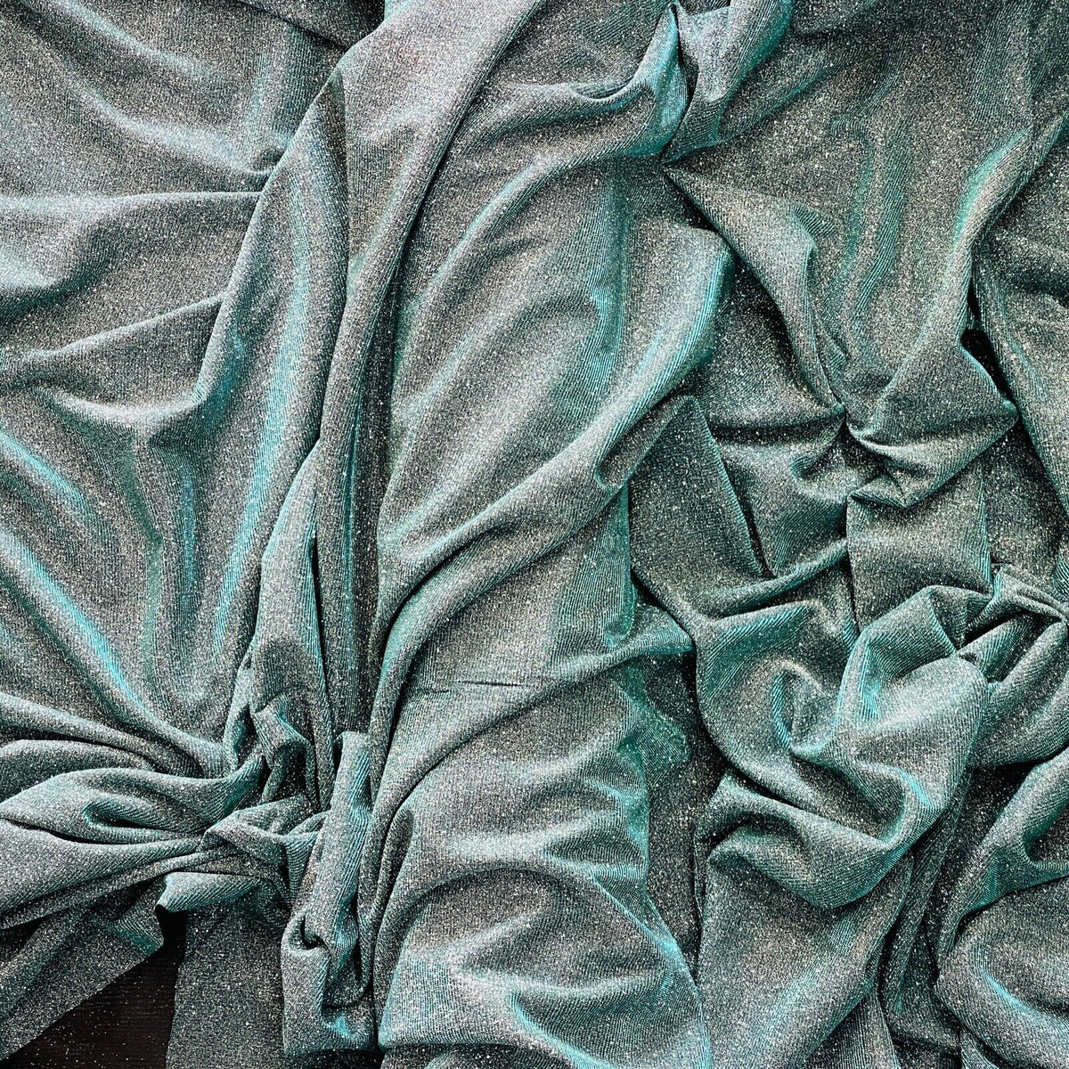 Moonlight Glitter Sparkling Jersey Party Dress Fabric 54” - Bull Ring Fabrics