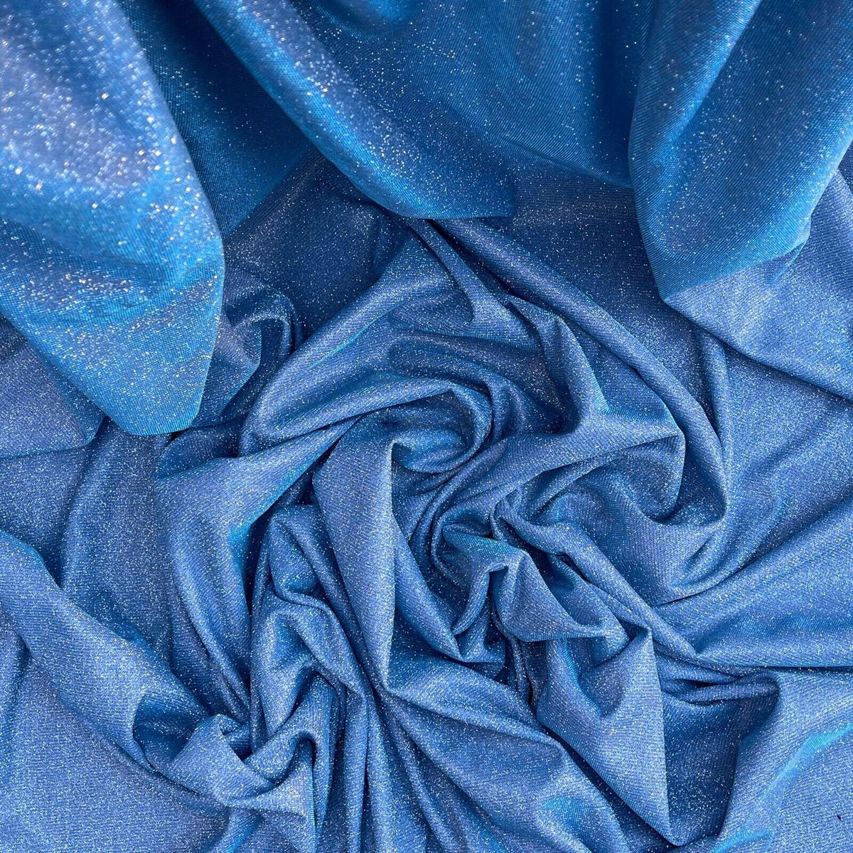 Moonlight Glitter Sparkling Jersey Party Dress Fabric 54” - Bull Ring Fabrics