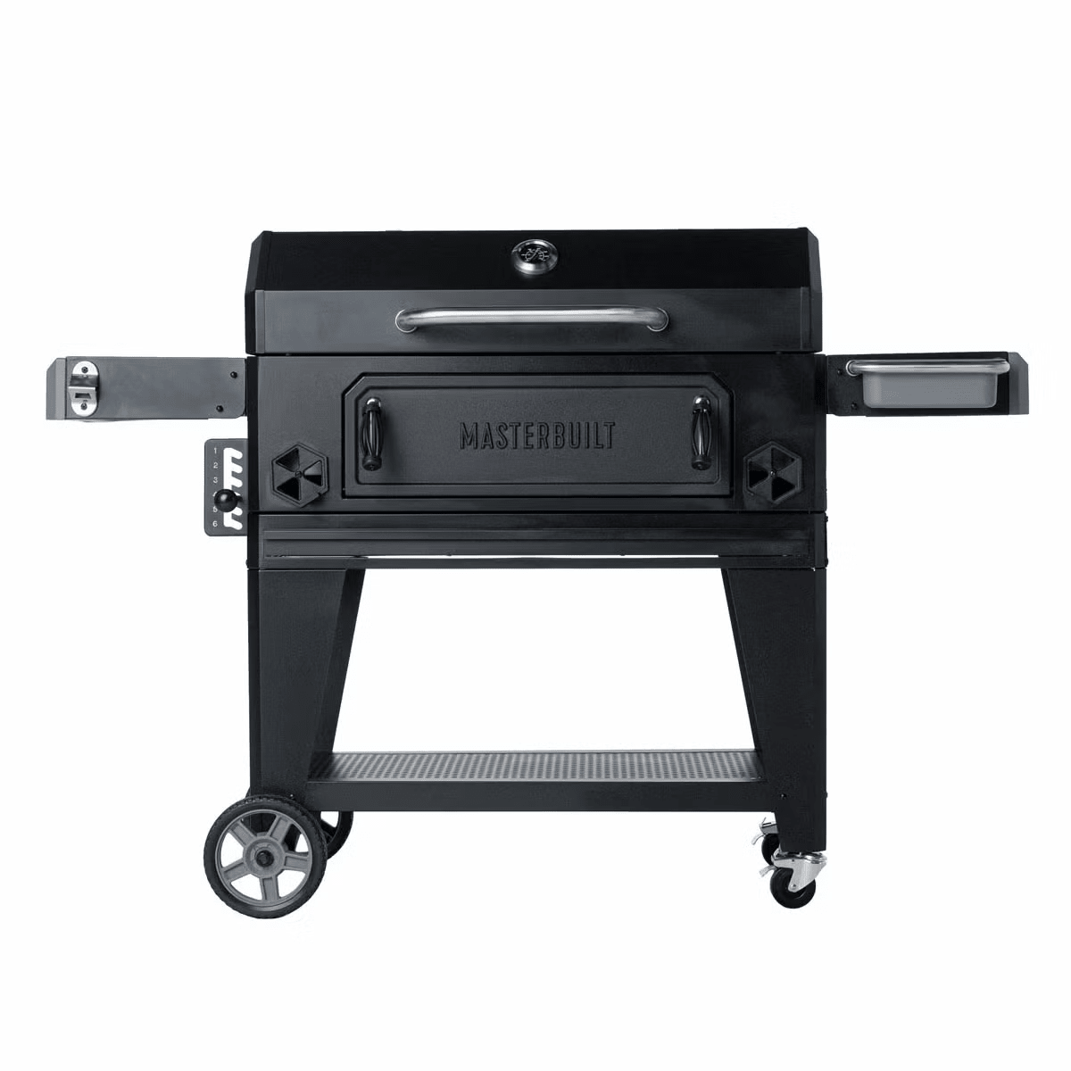 Premium Steel Masterbuilt 36" (91.4Cm) Charcoal BBQ Wheel Cart Barbecue 91.7kg - Bull Ring Fabrics