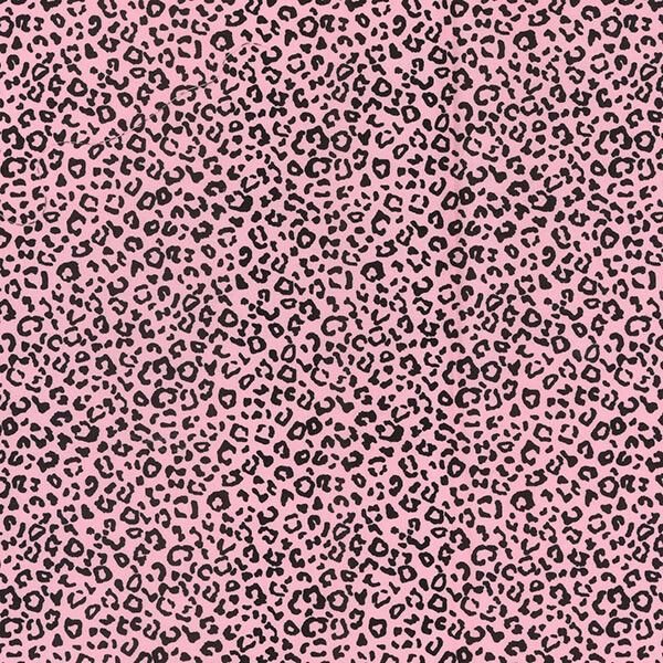 Tiny Leopard Spots 100% Cotton Poplin Fabric Rose & Hubble Animal Print 45", Pink - Bull Ring Fabrics