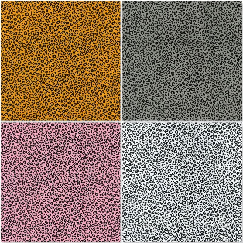 Tiny Leopard Spots 100% Cotton Poplin Fabric Rose & Hubble Animal Print 45", Pink - Bull Ring Fabrics