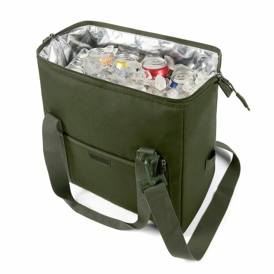 Titan 25 Can Insulated Cooler Bag with 2 Ice Walls Deep Freeze Carry-All Hiking - Bull Ring Fabrics