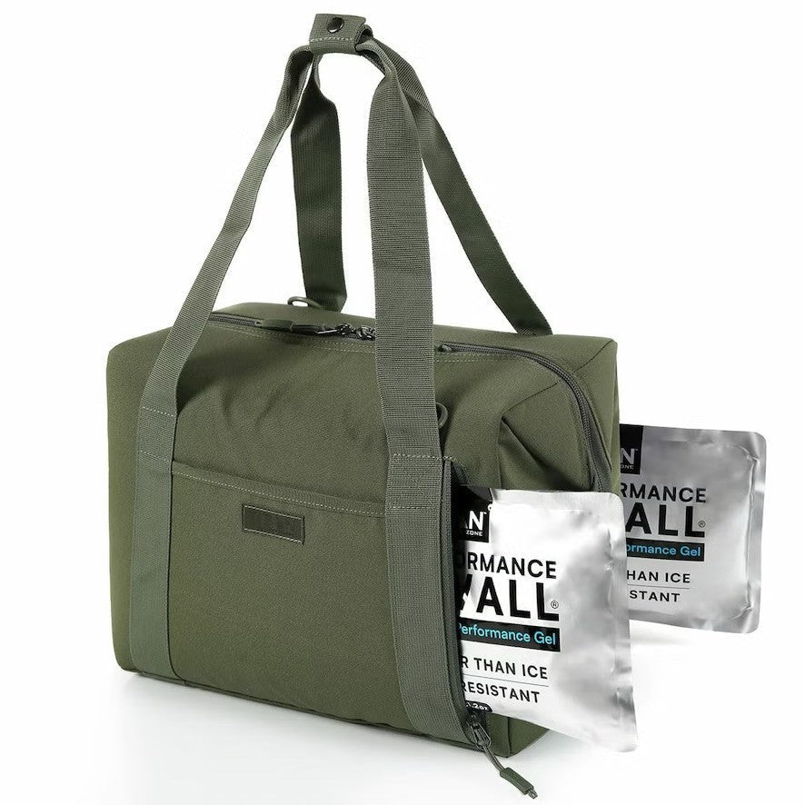 Titan 25 Can Insulated Cooler Bag with 2 Ice Walls Deep Freeze Carry-All Hiking - Bull Ring Fabrics