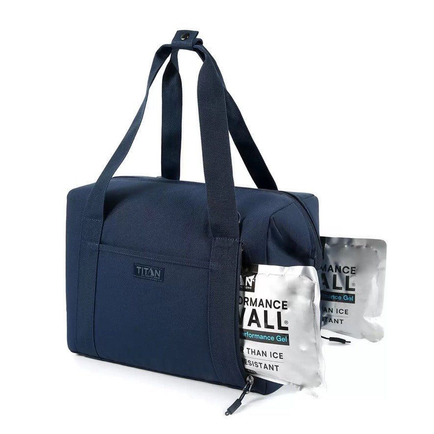 Titan 25 Can Insulated Cooler Bag with 2 Ice Walls Deep Freeze Carry-All Hiking - Bull Ring Fabrics