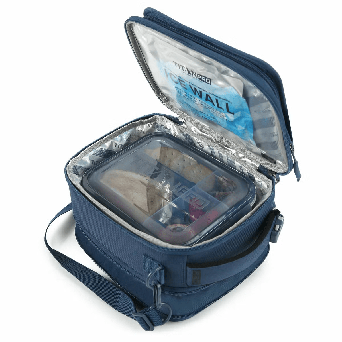 Titan Pro Expandable Lunch Box Insulated Food Container Set Bag and Ice Walls - Bull Ring Fabrics