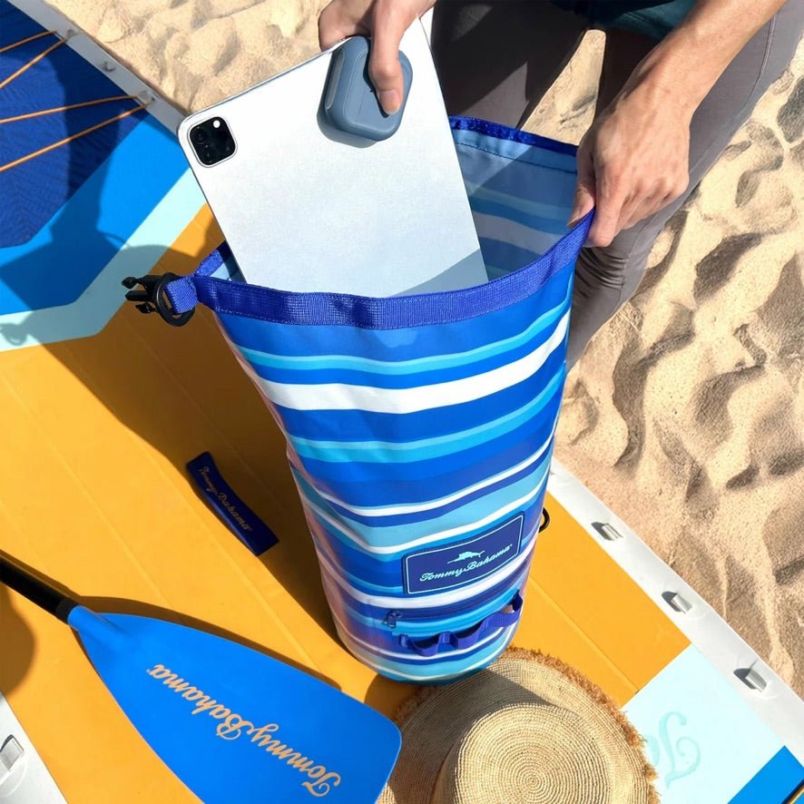 Tommy Bahama 20L Waterproof Dry Bag Beach Kayaking Camping Water Resistant - Bull Ring Fabrics