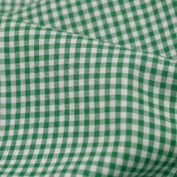 1/8" Gingham Check Polycotton Fabric - Bull Ring Fabrics