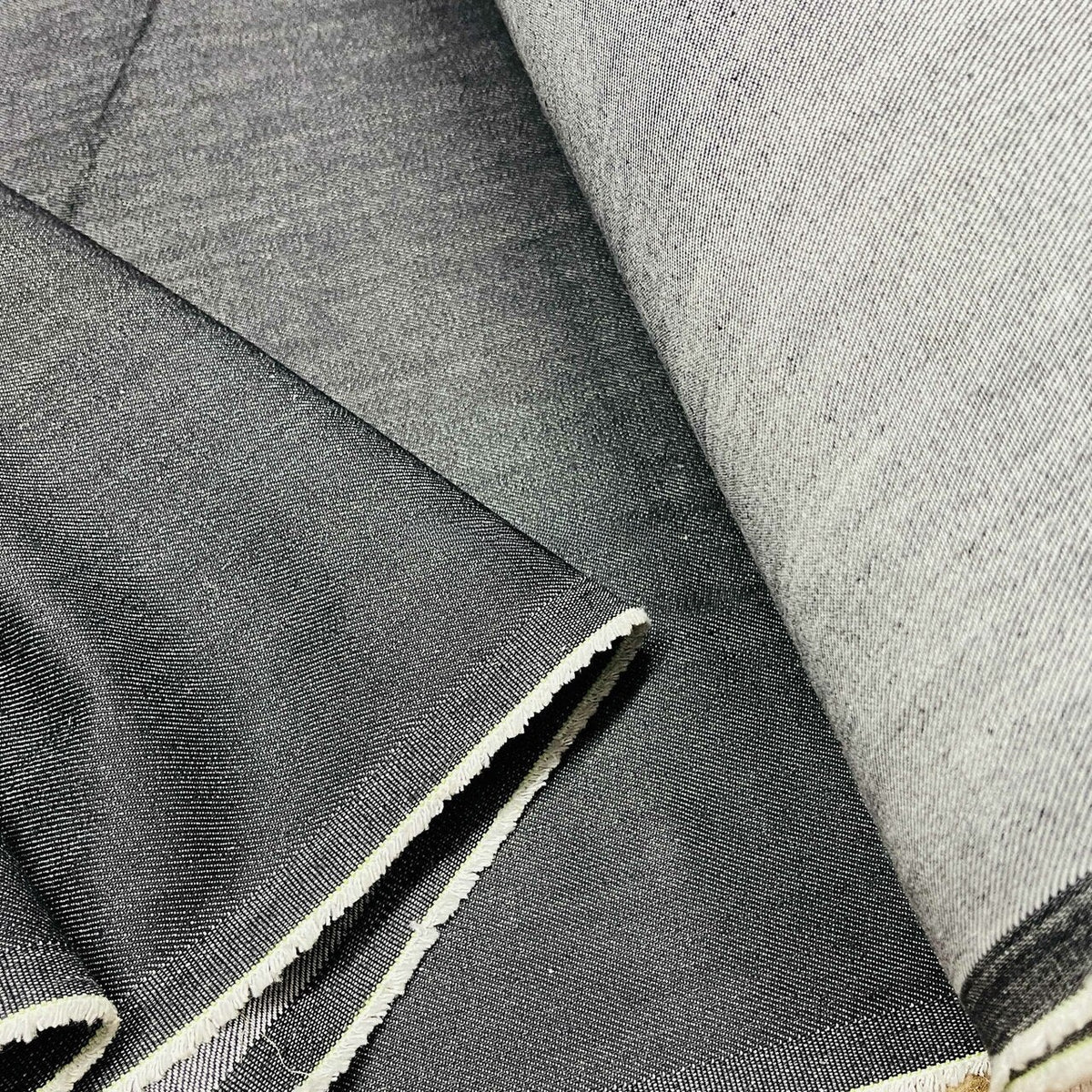 8oz Cotton Denim Fabric Jeans Clothing, Charcoal - Bull Ring Fabrics