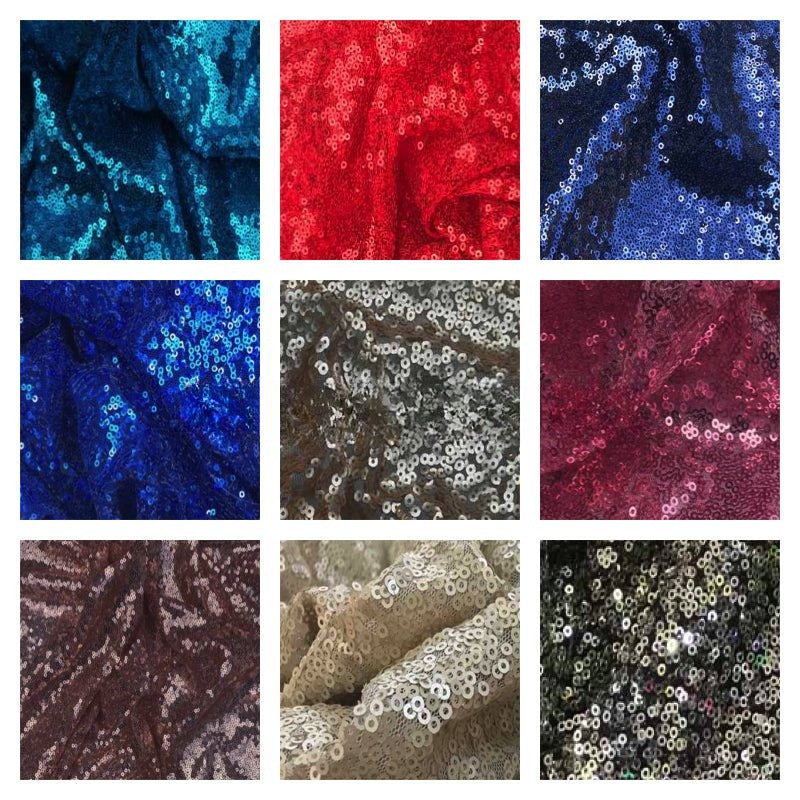 All Over Sequins On Net Fabric - Bull Ring Fabrics