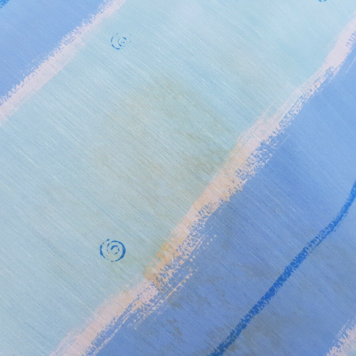 BLUE NAUTICAL FISH & BOATS WATER RESISTANT RIPSTOP FABRIC MATERIAL BY THE METRE - Bull Ring Fabrics