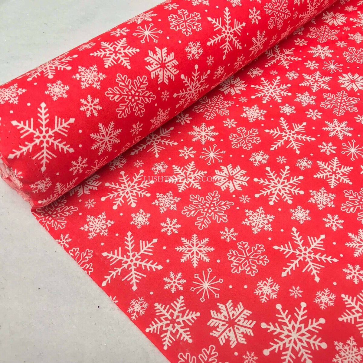 Christmas PolyCotton Fabric Xmas Crafts Material 45" - Bull Ring Fabrics