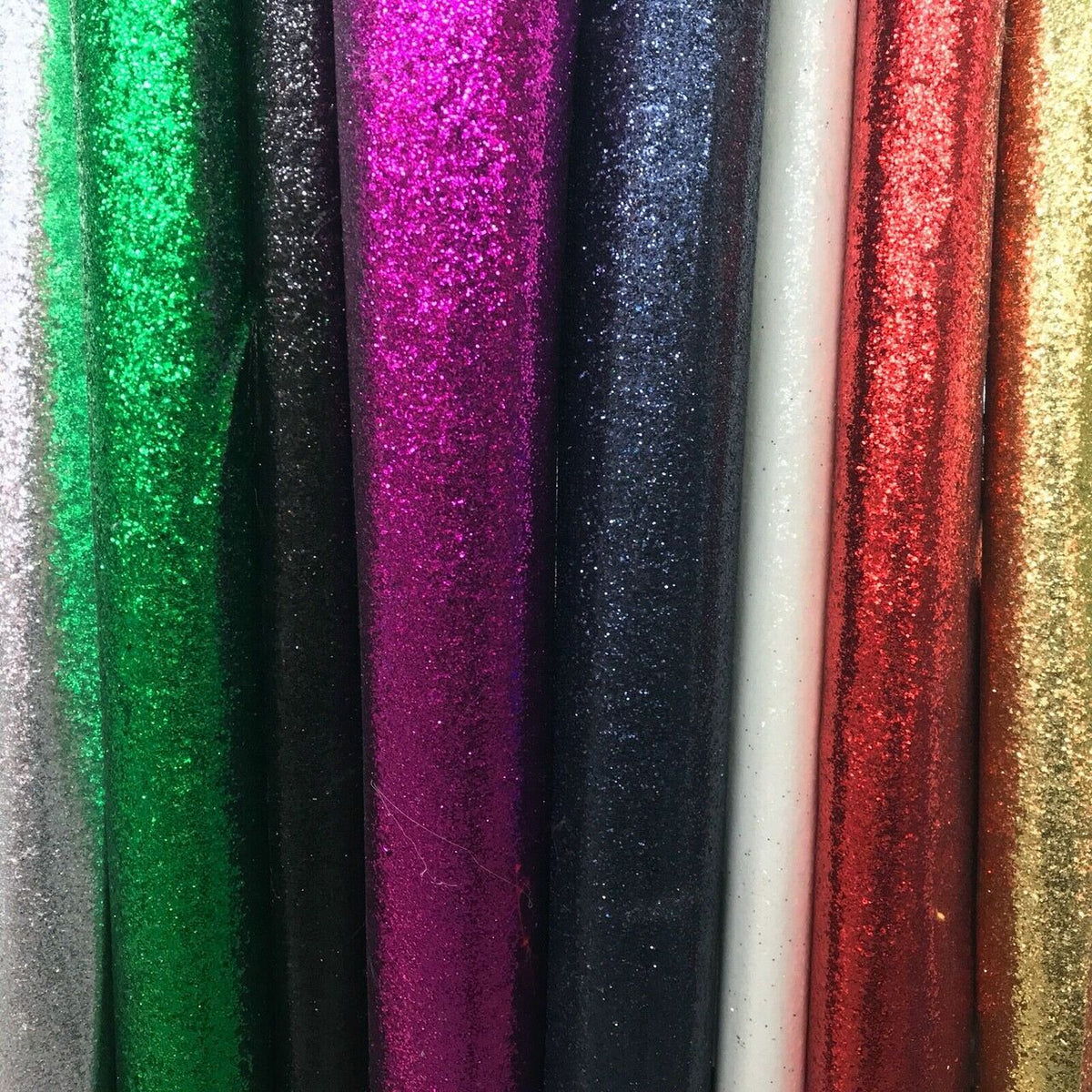 Chunky Glitter Vinyl Fabric Craft Wall Art 54" - Bull Ring Fabrics