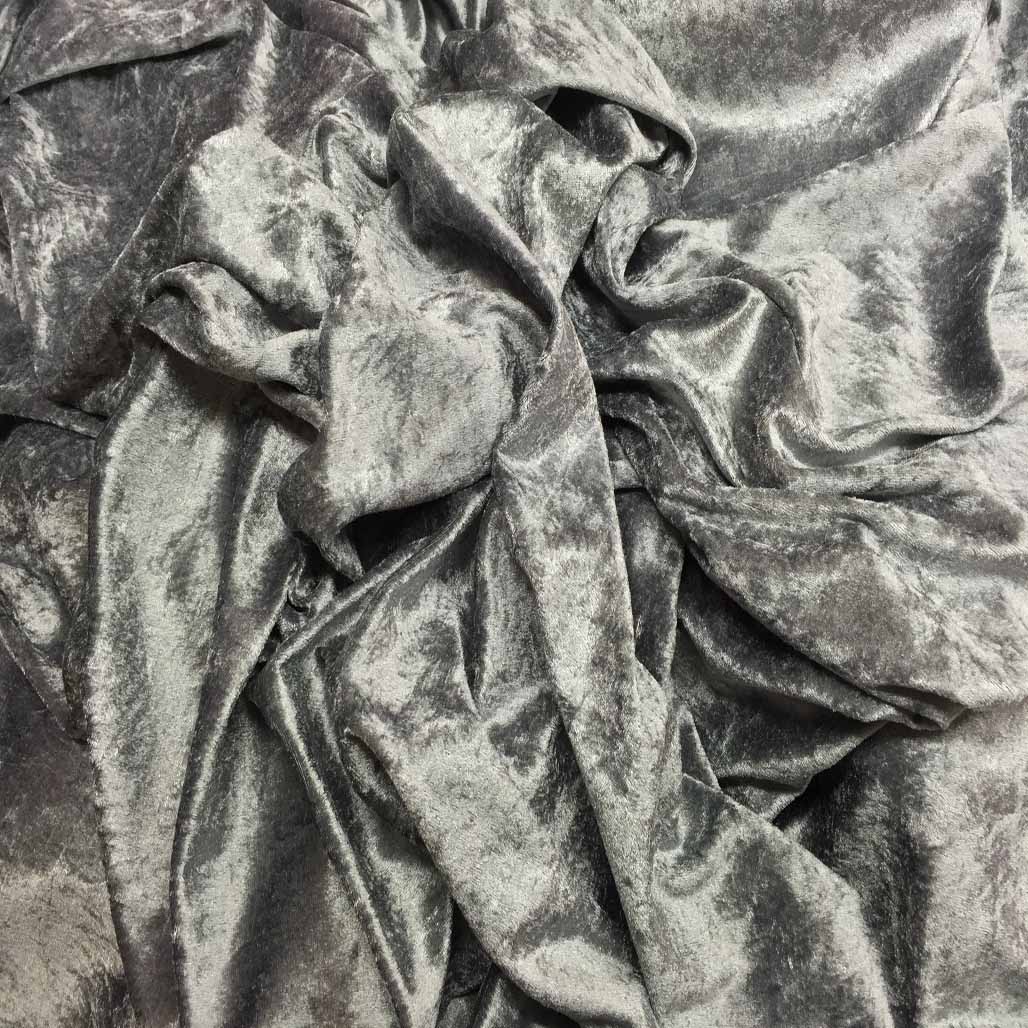 Crushed Velvet Velour Dress Fabric - Bull Ring Fabrics