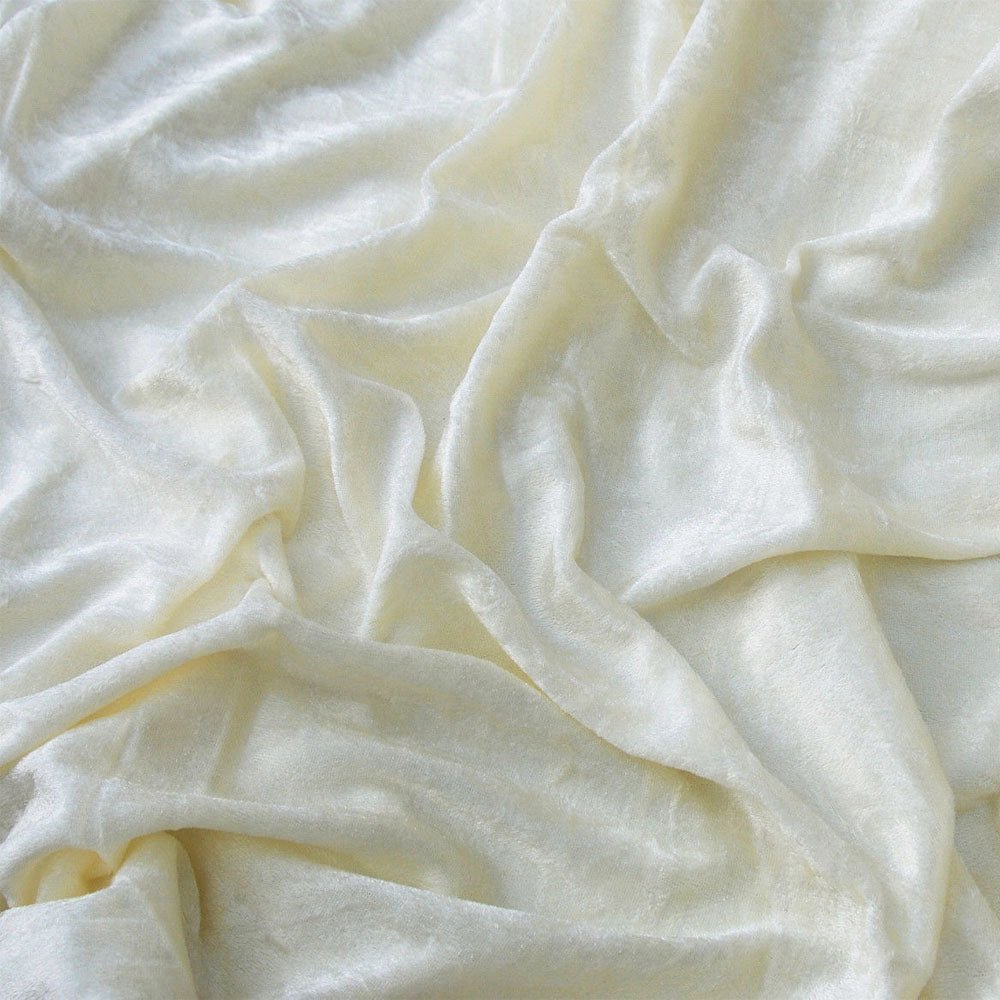 Crushed Velvet Velour Dress Fabric - Bull Ring Fabrics