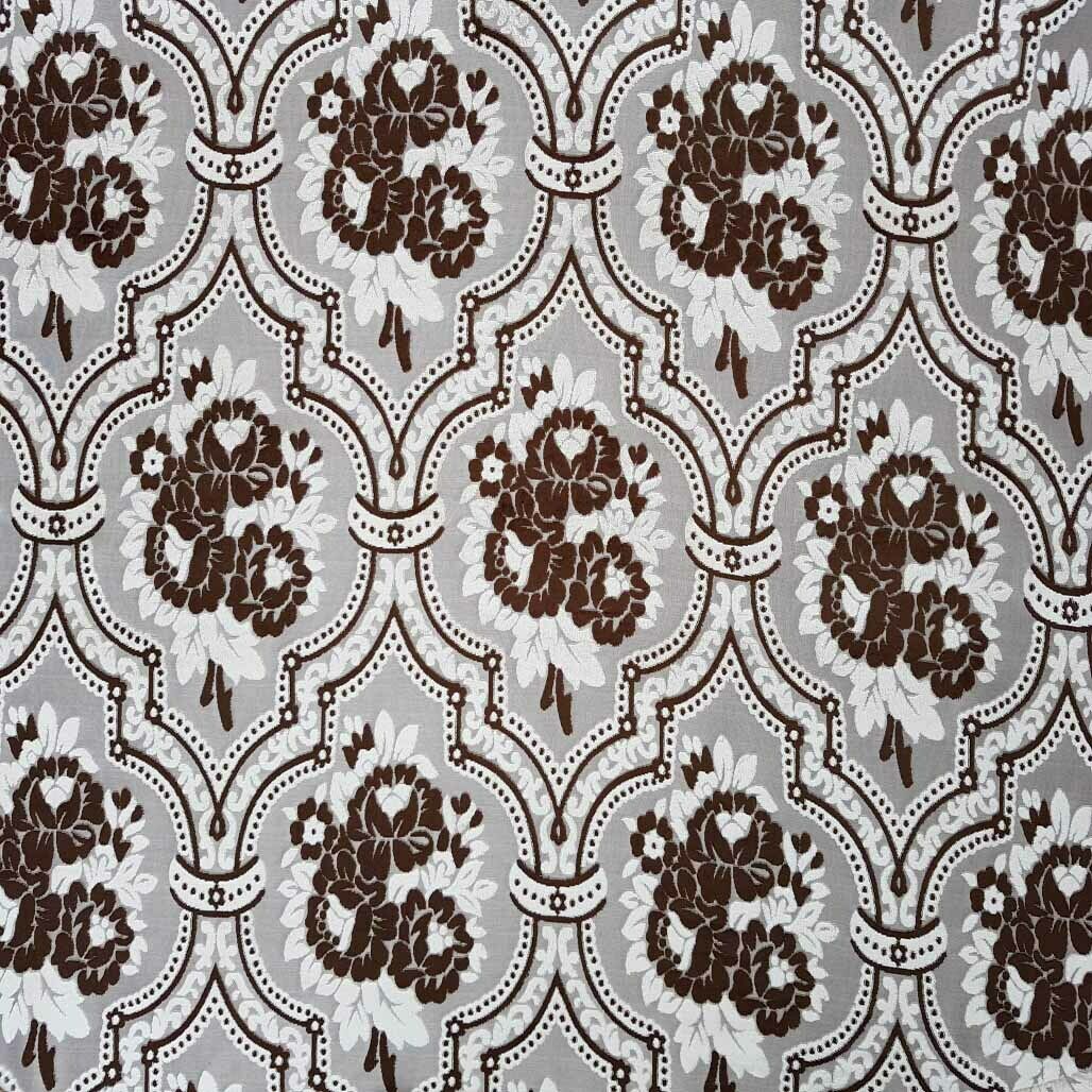 Damask Velvet Floral Tapestry Chenille Upholstery Curtain Brocade Fabric 140cm - Bull Ring Fabrics