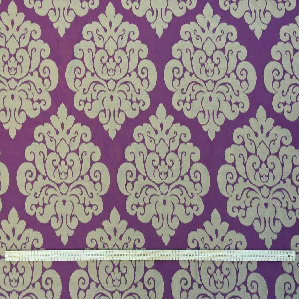 Designer Damask Floral Fabric Curtain Brocade 140cm - Bull Ring Fabrics