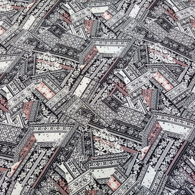 DESIGNER QUALITY VISCOSE MAROCAINE CREPE DRESS FABRIC - 135cm WIDE Ecru - GEMMA - Bull Ring Fabrics