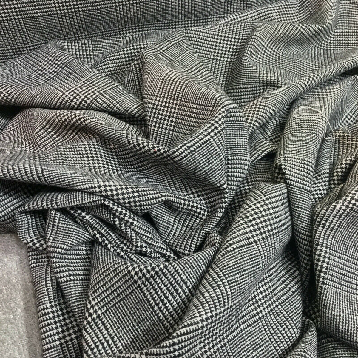 Designer Tweed Wool Mix Melton Fabric Coats Jacket Wool Blend Tartan Herringbone - Bull Ring Fabrics