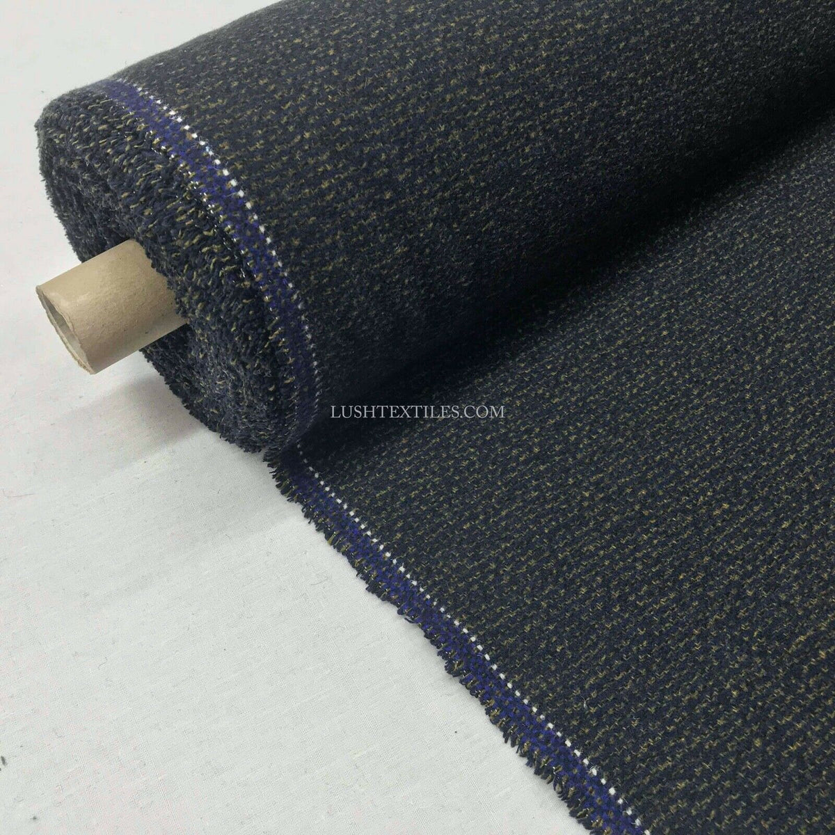 Designer Tweed Wool Mix Melton Fabric Coats Jacket Wool Blend Tartan Herringbone - Bull Ring Fabrics