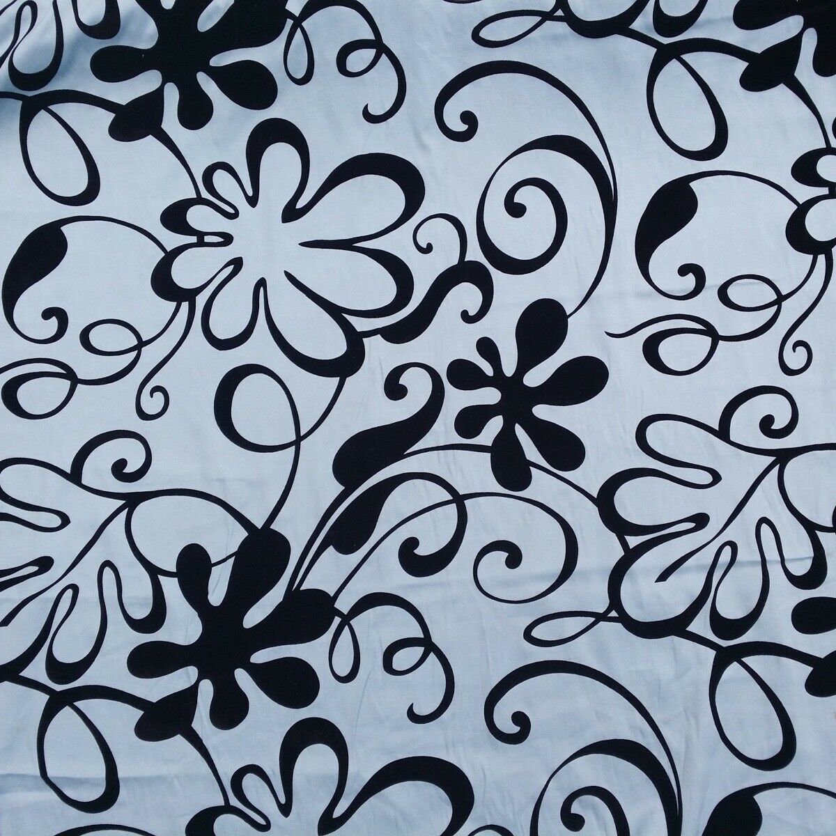 Monaco Cotton Panama Velvet Flocked Fabric Curtain Brocade Upholstery 140cm - Bull Ring Fabrics