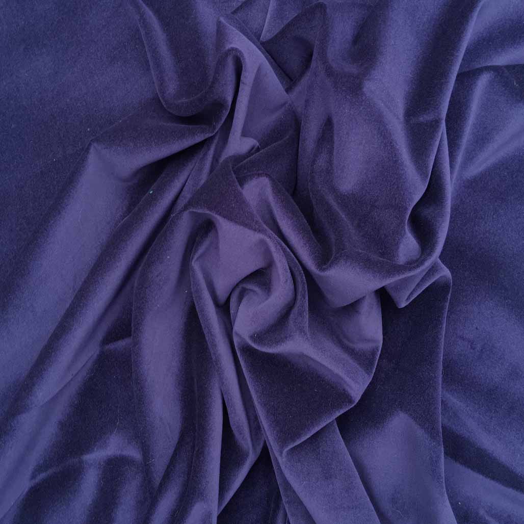 Plain Cotton Velvet Fabric Plush Theatre Costumes Material 112cm - Bull Ring Fabrics