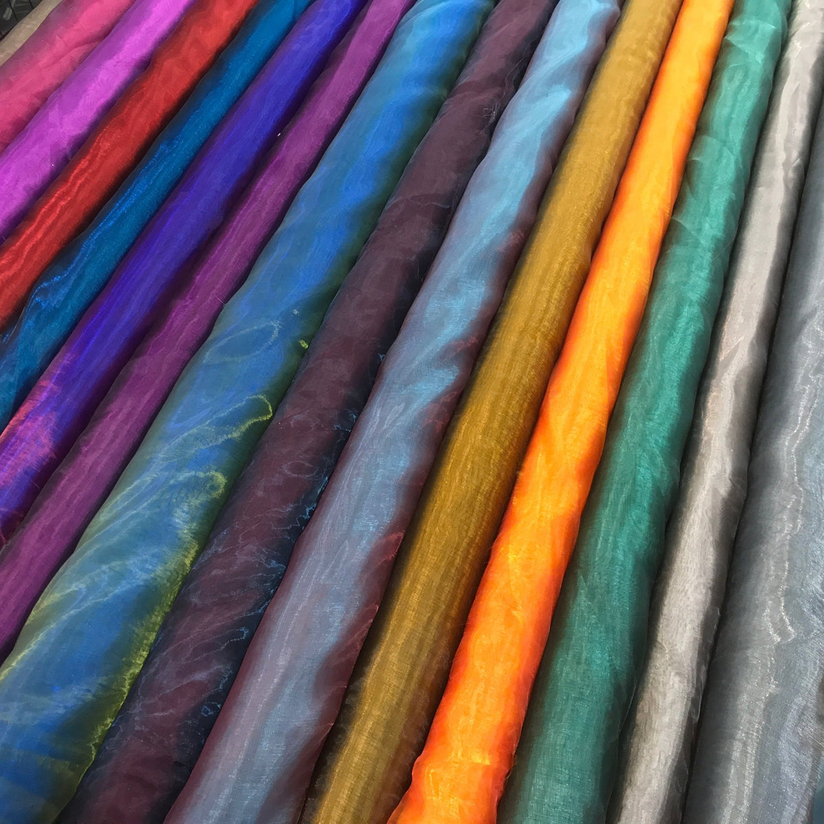 Plain Two-Tone Organza Fabric 150cm - Bull Ring Fabrics