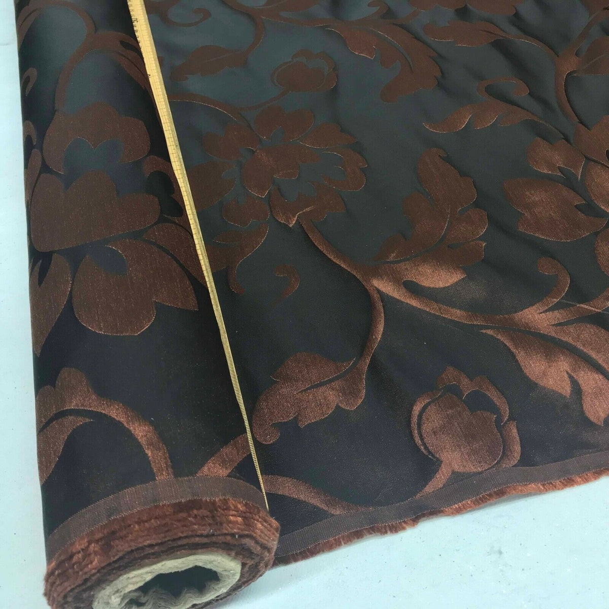 Premium Daisy Floral Flowers Curtain Brocade Fabric 140cm - Bull Ring Fabrics