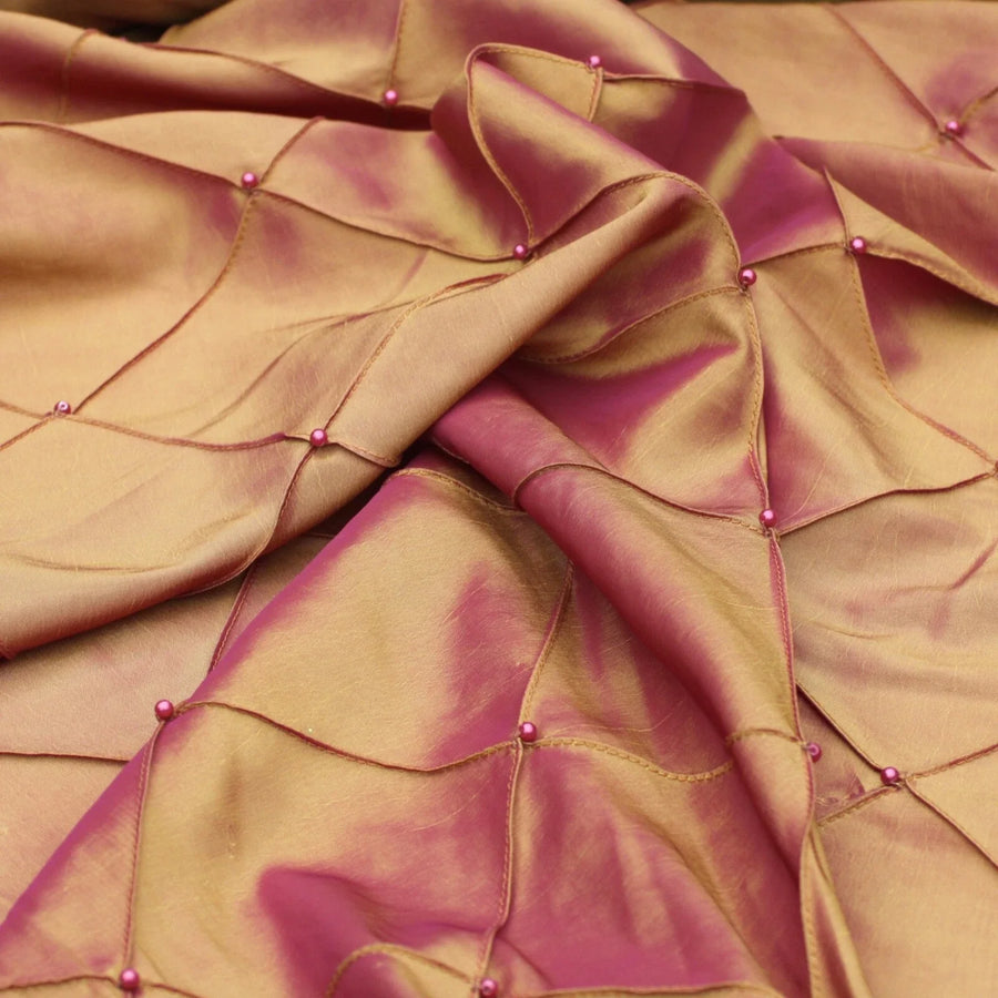 Pearl Quilted Taffeta: New In & Reduced
