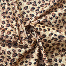 Leopard print fabric Rose and Hubble with a close-up view
