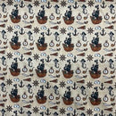 100% Cotton Craft Pirate Adventure Fabric – Pirate Ship, Skeleton & Nautical Print Dressmaking Material - Bull Ring Fabrics