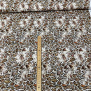 100% Cotton Craft Snakeskin Print Fabric 54" – Brown Python - Bull Ring Fabrics
