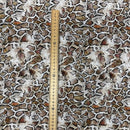 100% Cotton Craft Snakeskin Print Fabric 54" – Brown Python - Bull Ring Fabrics