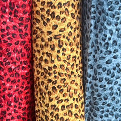 100% Cotton Poplin Fabric Rose & Hubble Animal Leopard Spots 45" - Bull Ring Fabrics