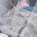 100m Bird Cage Fascinator Stiff Dress Net Tulle Fabric, White - Bull Ring Fabrics