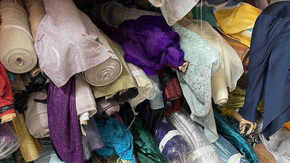 100M Glitter MOONLIGHT Stretch Fabric Fabric Dress Party Draping Wholesale Job Lot - Bull Ring Fabrics