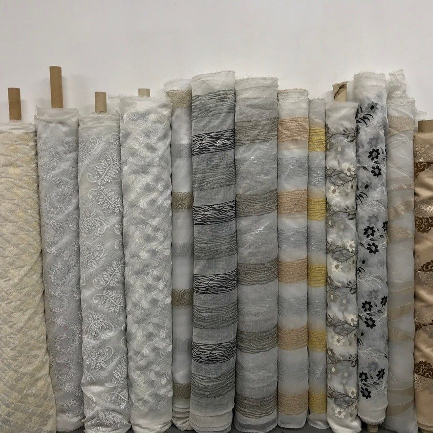 100m Wholesale Turkish Cotton Muslin Fabric Window Voile Draping 54" Job Lot - Bull Ring Fabrics