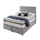 Silentnight Ultraflex 3000 & Ottoman Divan, Slate Grey
