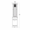 Well Traveled Cyclone Flame Gas Patio Heater Garden Cafe Sheesha Bar Resturant