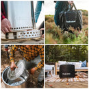 Solo Stove Bonfire 2.0 Fire Pit Bundle 304 Stainless Steel | 360° Airflow| Cover